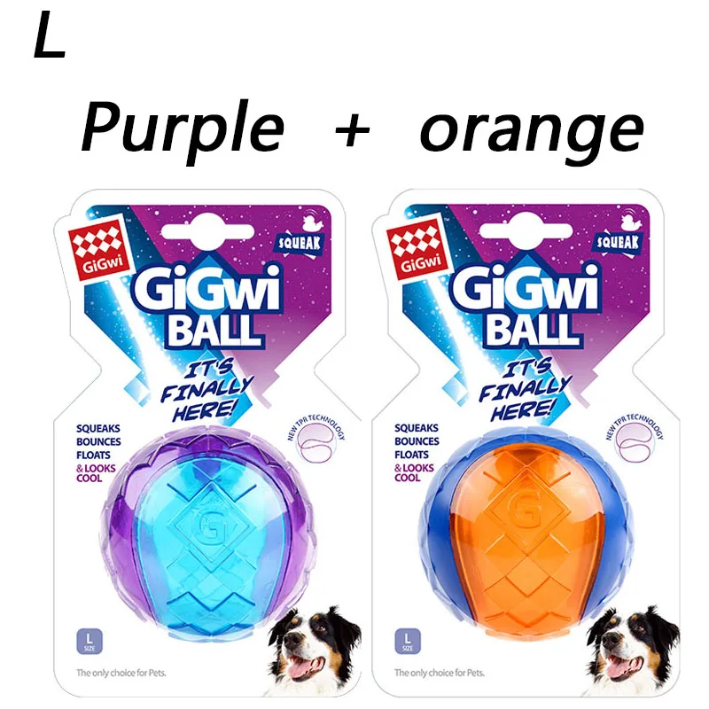 L Purple and orange