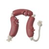 os a macher chien à mâcher en forme de saucisse pour chien, 1/3 pièces, interactif, amusant