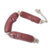 os a macher chien à mâcher en forme de saucisse pour chien, 1/3 pièces, interactif, amusant