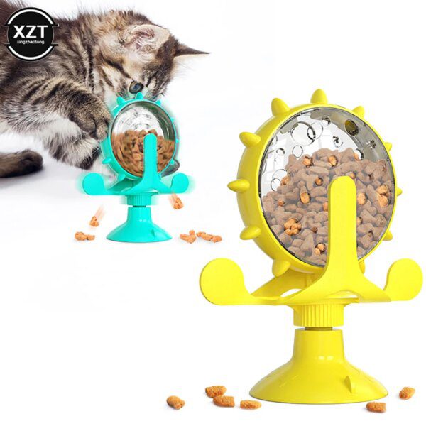 Jouet de fuite interactif pour petit chien chat, Original, Slow Feeder, roue pour chien