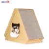griffoir chat Maison triangulaire pour chat, planche à gratter, jouet à griffes, litière triangulaire