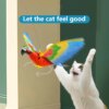 Jouet interactif oiseau volant suspendu pour chat