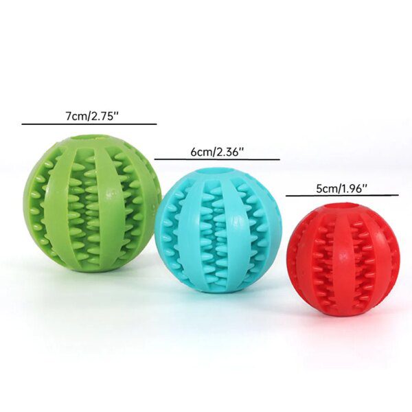 68970-0529d7.jpg Balle à Mâcher en Silicone (TPR) pour Chien – Élasticité, Nettoyage des Dents