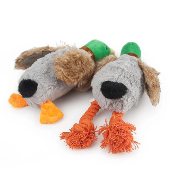 Peluche Canard Sonore à Mâcher – Jouet d’Occupation & Hygiène Dentaire