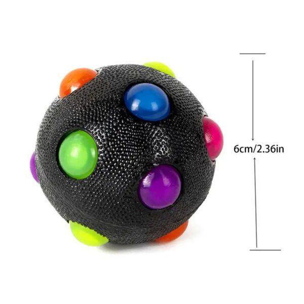69167-e16a40.jpg Balle Scintillante LED en TPR pour Chien – Jeu Lumineux, Mastication