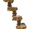 Échelle d’Escalade en Bois Naturel pour Perroquet & Petits Animaux – Escalier