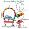 Pack 10 Jouets pour Perroquet – Balançoires, Hamac, Perches à Mâcher