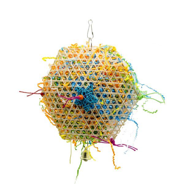 Jouet Broyeur & Recherche de Nourriture pour Perroquet – Anti-Mordant