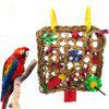 jouet perroquet Filet d'escalade pour oiseaux, jouets en jonc de mer tissé