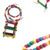 Jouets Indestructibles pour Perroquet – Pack 10 Jeux Suspendus