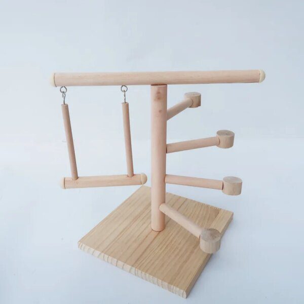 69630-602d7d.jpg Station d’Activité en Bois pour Perroquet – Support Multi-Niveaux avec Échelle