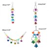 Jouet Balançoire à Cloche & Perles Colorées pour Perroquets – Accessoire Créatif