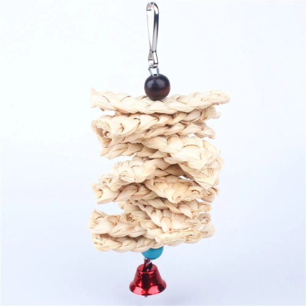 69961-952d10.jpg Perchoir Balançoire en Bois Naturel pour Perruche & Calopsitte