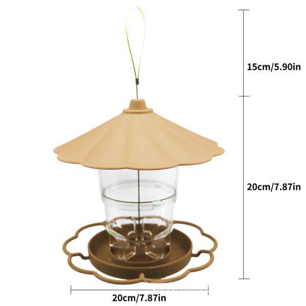 70001-ca9432.jpg Mangeoire Automatique Grande Capacité pour Oiseaux – Distributeur Suspendu