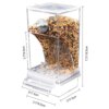 Mangeoire Automatique Sans Gâchis pour Oiseaux – Distributeur Acrylique
