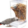 Mangeoire Automatique Sans Gâchis pour Oiseaux – Distributeur Acrylique