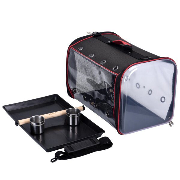 sac de transport perroquet léger, Cage de voyage pour oiseaux avec support