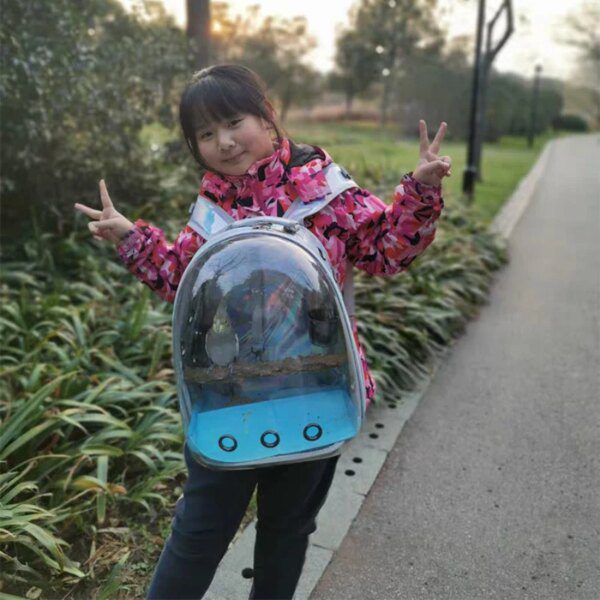 70340-2c8e44.jpg Sac de transport perroquet capsule bulle – Sac à dos randonnée avec perchoir