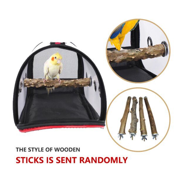 sac de transport perroquet, Portable, transparent, respirant