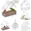 Mangeoire de Fenêtre pour Oiseaux – Maison Transparente à Ventouse