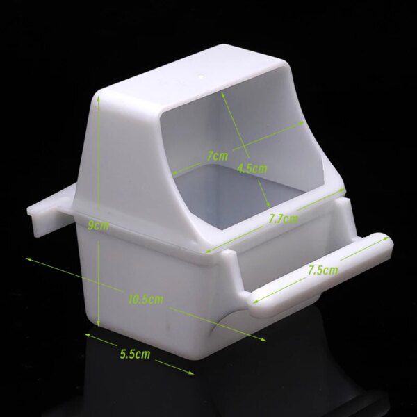 Mangeoire 2-en-1 pour Oiseaux – Bol d’Eau & Nourriture avec Double