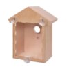 Mangeoire Maison en Bois pour Oiseaux – Distributeur Alimentaire à Ventouses