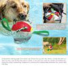 Balle Multifonctionnelle Indestructible 14 cm pour Chien – Lancer, Traction, Massage