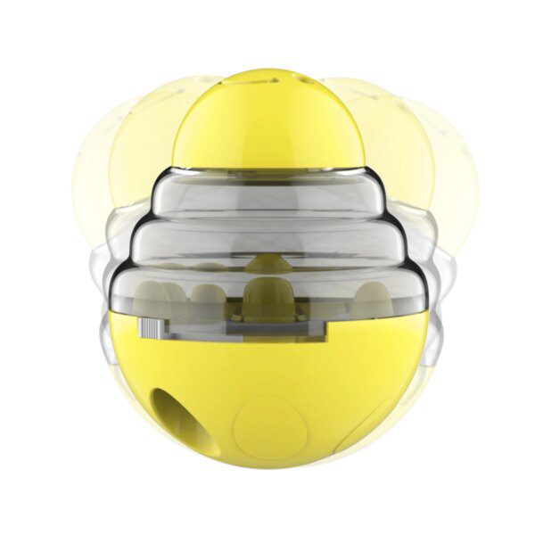 Jouet Distributeur de Croquettes Volant – Balle Interactive à Fuite Lente