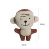 Peluche animale mignonne à mâcher pour chien – Jouet couinant