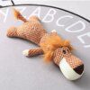 Peluche dessin animé à mâcher pour chien – Jouet couinant ludique