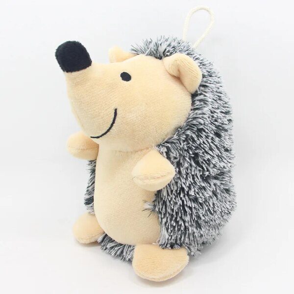 71029-49e6cb.jpg Peluche hérisson chien – Jouet couineur en polaire