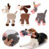 Peluche animale à mâcher couinante pour chien – Jouet interactif d’apprentissage