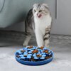 Bol Distributeur de Croquettes à Alimentation Lente – Ventouse Antidérapante
