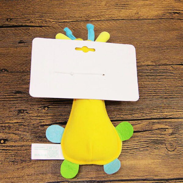 Peluche à mâcher couinante pour chien – Compagnon cartoon apaisant