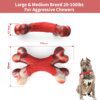 71218-81552a.jpg Os à Mâcher Durable en Caoutchouc pour Chien – Double Os, Dentition
