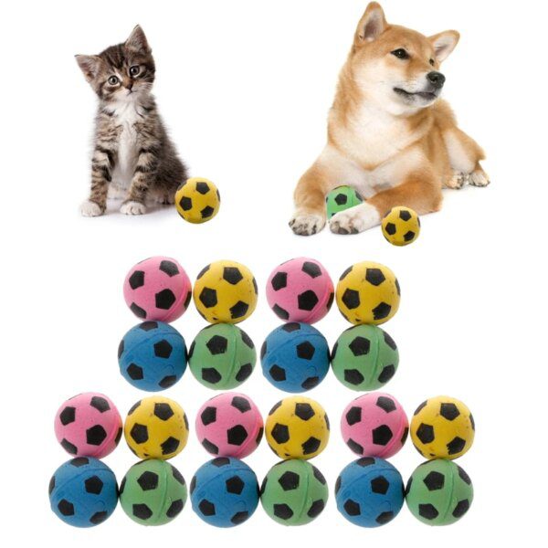 Balles de Jeu en Mousse EVA pour Chien & Chat – Ultra Légères