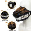Masque buccal en latex rembourré pour chien – Cosplay