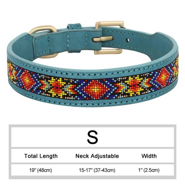 72107-4effe7.jpg Collier en cuir paré de perles pour chien