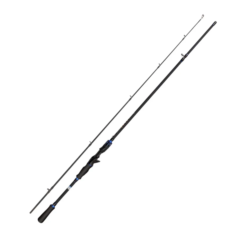 blue casting rod