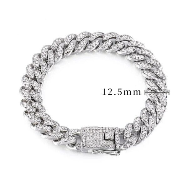 Collier de Luxe Diamanté pour Chien & Chat – Élégance Brillante, Confort Sûr