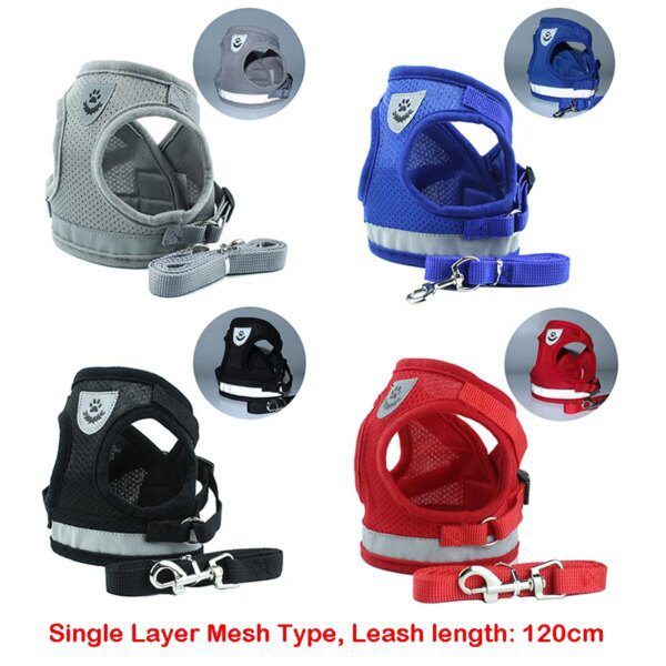 Harnais & Laisse de Sécurité Réfléchissants – Ensemble Respirant