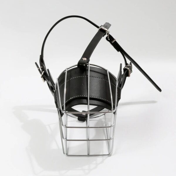 Muselière panier métallique grand gabarit – Protection maximale