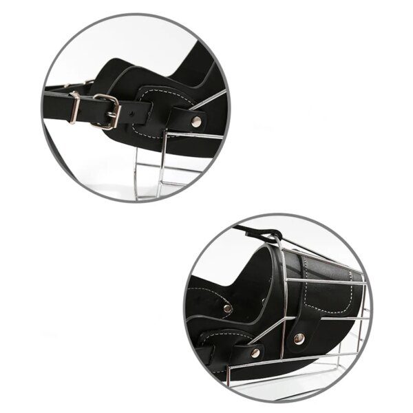 Muselière panier métallique grand gabarit – Protection maximale