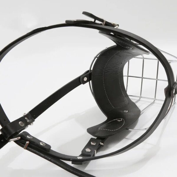 Muselière panier métallique grand gabarit – Protection maximale