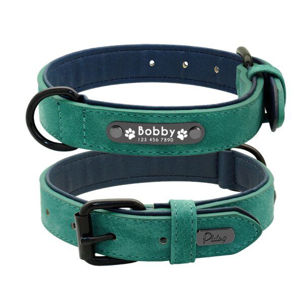 Set Laisse et Collier Cuir Personnalisé pour Chien – Didog