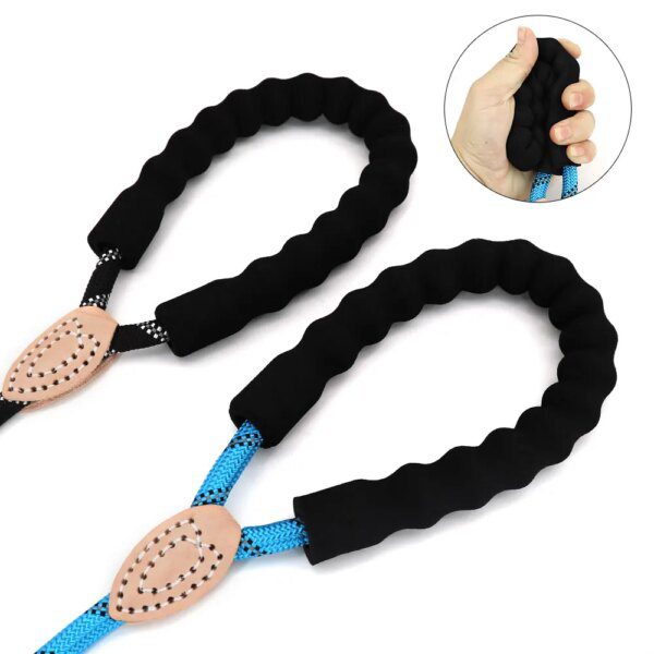 Laisse longue réfléchissante en nylon – Suivi sécurisé