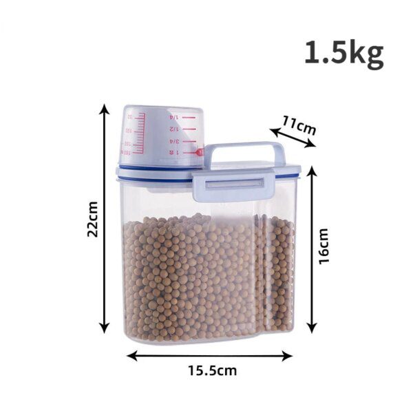 Boîte stockage croquettes chien chat
