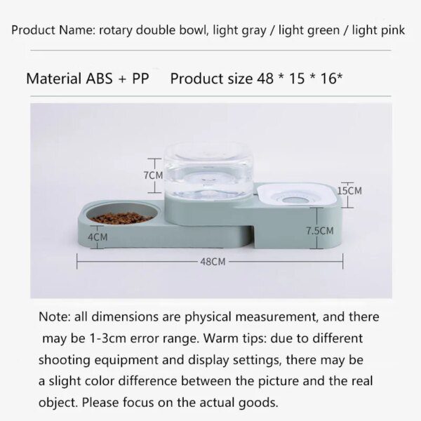 Bol d'alimentation automatique pour animaux de compagnie, 1,5 l, nouvelle mode, fontaine d'eau pour chat, chien, chaton, conteneur d'alimentation, fournitures pour animaux de compagnie