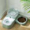 Bol d'alimentation automatique pour animaux de compagnie, 1,5 l, nouvelle mode, fontaine d'eau pour chat, chien, chaton, conteneur d'alimentation, fournitures pour animaux de compagnie
