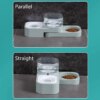 Bol d'alimentation automatique pour animaux de compagnie, 1,5 l, nouvelle mode, fontaine d'eau pour chat, chien, chaton, conteneur d'alimentation, fournitures pour animaux de compagnie